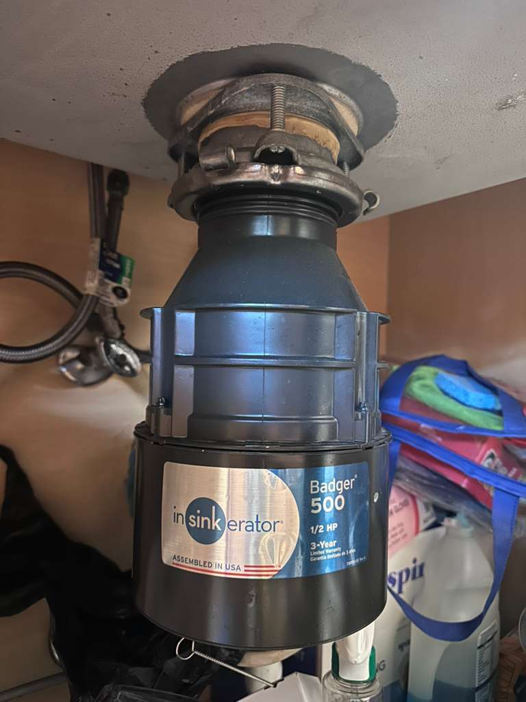 Garbage disposal repair job in Baltimore County, MD